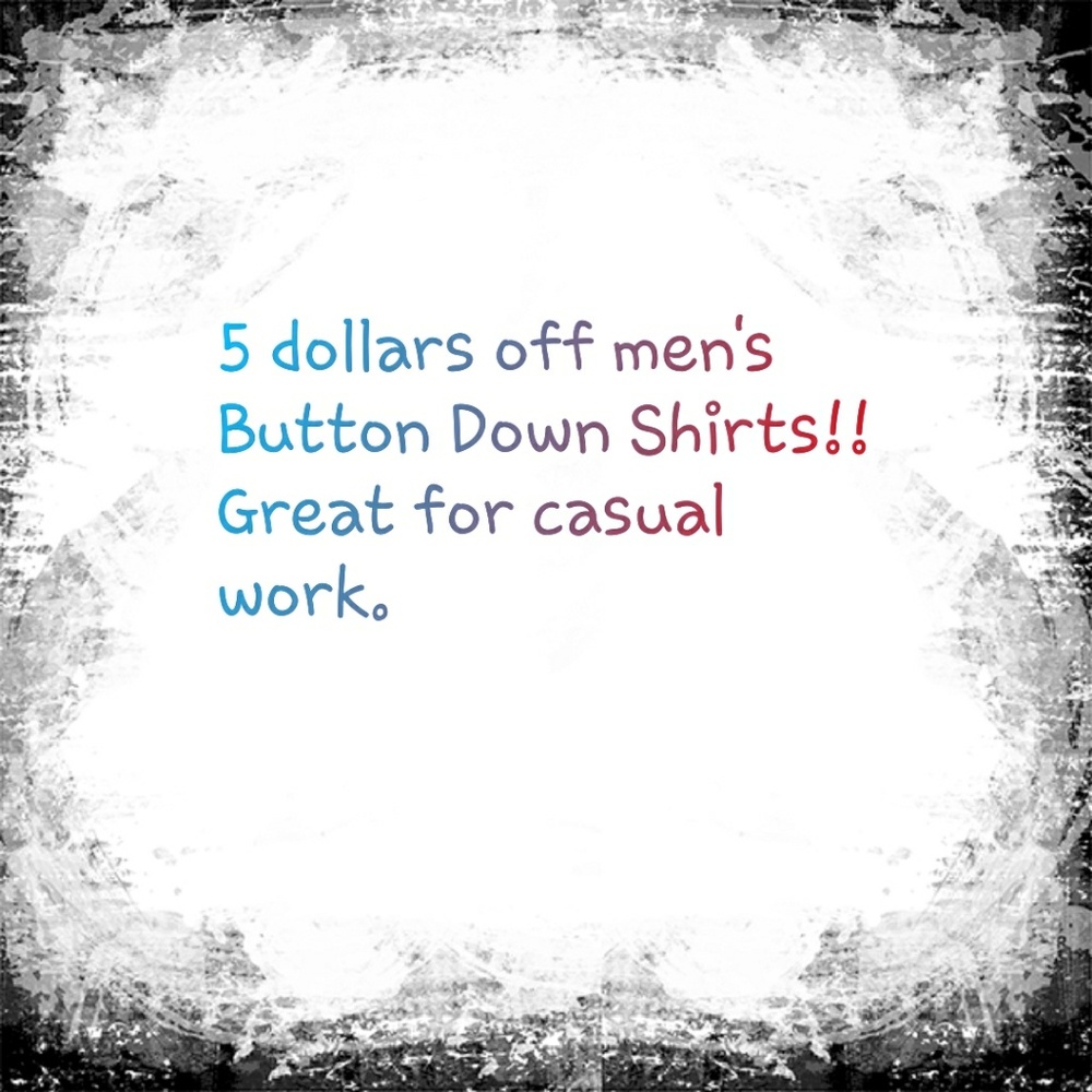Sale!! Men's Button Down